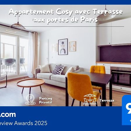 Appartement Cosy Avec Terrasse Aux Portes De Paris Villejuif Bagian luar foto